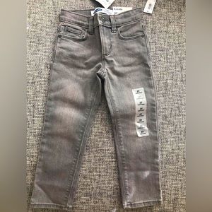New Old Navy size 3t Karate jeans boys grey jeans stretch skinny fit